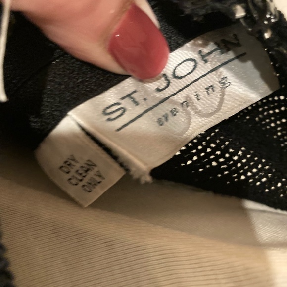 Vintage St John evening sweater dress formal - Picture 5 of 10